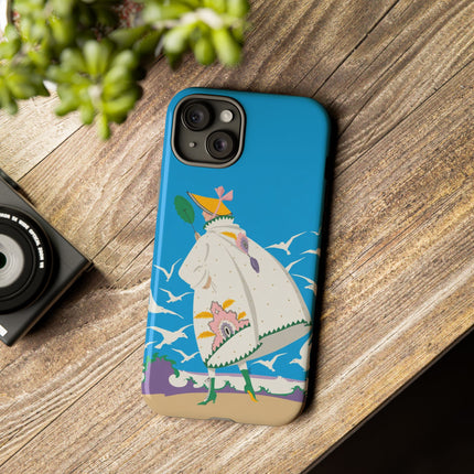 Seaside Wanderer Phone Case – Whimsical Charm & Coastal Delight