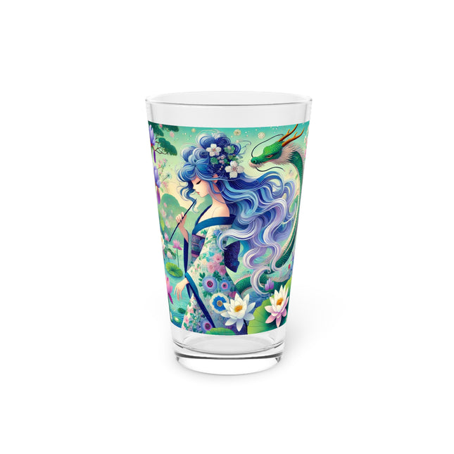 Fairy of the Koi Pond Glass, 16oz