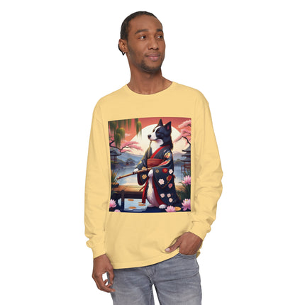Border Collie Warrior Long Sleeve T-Shirt