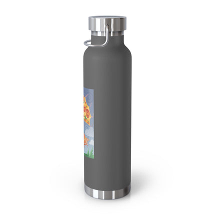 Flight of Blossoms Copper Vacuum Insulated Bottle, 22oz