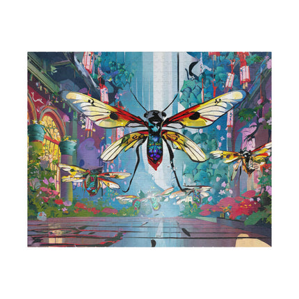 Neon Swarm Puzzle (110, 252, 520-piece)