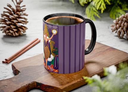Countdown to Christmas Elegance Colorful Mugs (11oz, 15oz)