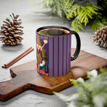 Countdown to Christmas Elegance Colorful Mugs (11oz, 15oz)