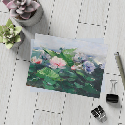 Water Lilies by Karl Hagemeister Postcards (envelopes included) - Bundles of 10, 30, 50 Pieces