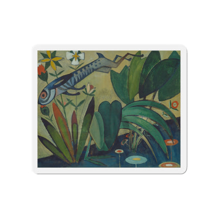 The Leap of the Rabbit by Amadeo de Souza-Cardoso Die-Cut Magnets (5 Sizes)