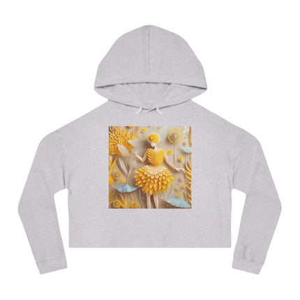 Dandelion Fairy Women’s Cropped Hooded Sweatshirt