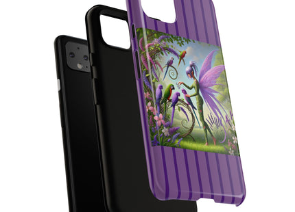 Lavender-Winged Fairy Phone Cases