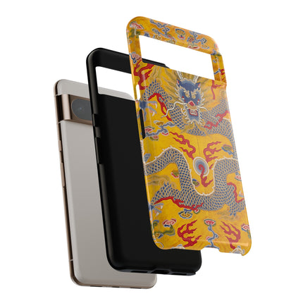 Majestic Dragon Regalia – Imperial 12-Symbol Robe Phone Cases