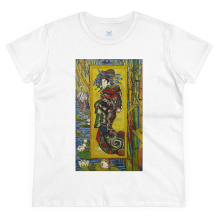 Courtesan (after Eisen) by Vincent van Gogh Women's Midweight Cotton Tee