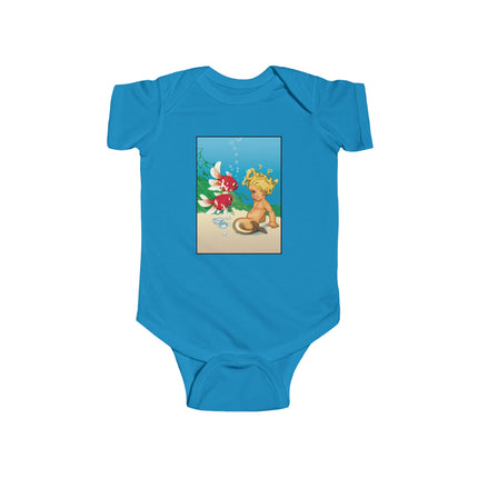 Whimsical Baby Mermaid Bodysuit – Ocean Magic & Playful Dreams