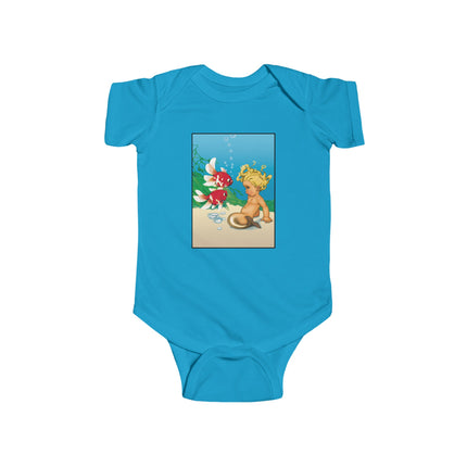 Whimsical Baby Mermaid Bodysuit – Ocean Magic & Playful Dreams