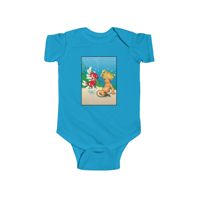 Whimsical Baby Mermaid Bodysuit – Ocean Magic & Playful Dreams