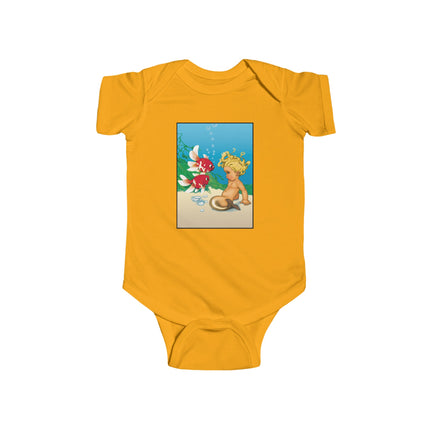 Whimsical Baby Mermaid Bodysuit – Ocean Magic & Playful Dreams