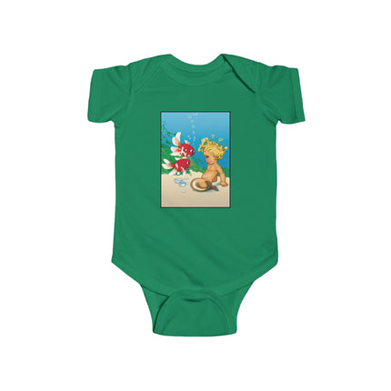 Whimsical Baby Mermaid Bodysuit – Ocean Magic & Playful Dreams