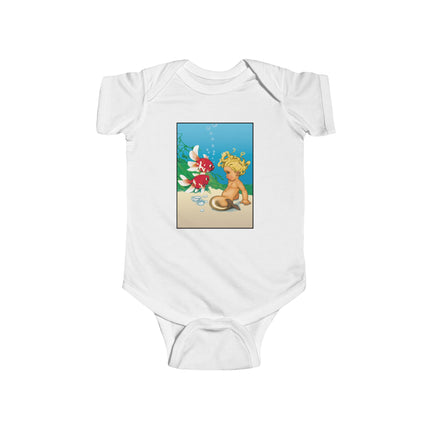 Whimsical Baby Mermaid Bodysuit – Ocean Magic & Playful Dreams