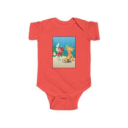 Whimsical Baby Mermaid Bodysuit – Ocean Magic & Playful Dreams
