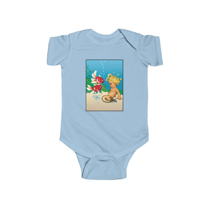 Whimsical Baby Mermaid Bodysuit – Ocean Magic & Playful Dreams