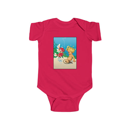 Whimsical Baby Mermaid Bodysuit – Ocean Magic & Playful Dreams