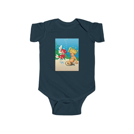 Whimsical Baby Mermaid Bodysuit – Ocean Magic & Playful Dreams