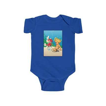 Whimsical Baby Mermaid Bodysuit – Ocean Magic & Playful Dreams