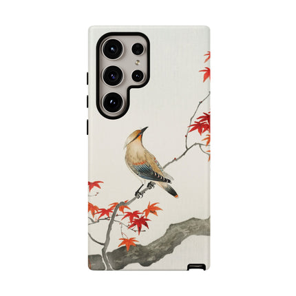 Japanese Bird on Maple by Ohara Koson Phone Cases