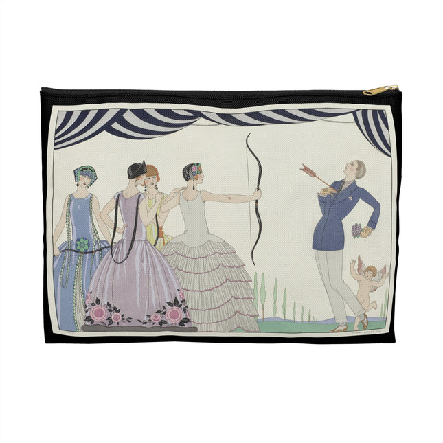 Visez au coeur, belles dames! by George Barbier Accessory Pouch