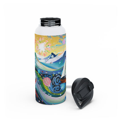 Nautical Patterns Stainless Steel Water Bottle