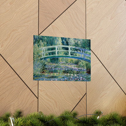 Water Lilies and Japanese Bridge by Claude Monet Matte Horizontal Posters