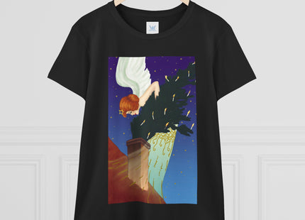 The Christmas Angel Women's Midweight Cotton Tee