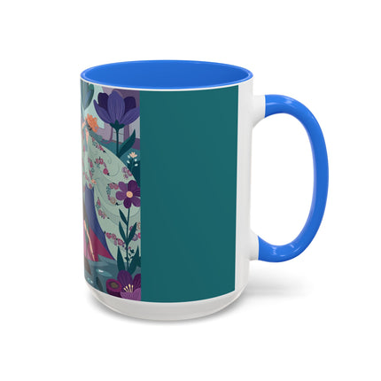 The Ladies Of The Secret Masquerade Colorful Mugs – Art Deco Floral Mystery