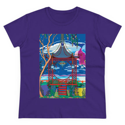 Serene Splendor Women's Midweight Cotton Tee