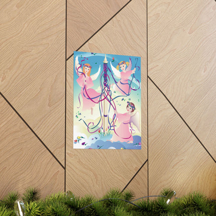 Angelic Revelry Premium Matte Vertical Posters