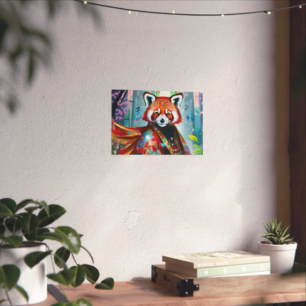 Cybernetic Red Panda Fine Art Posters