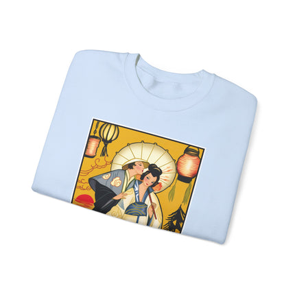 Golden Embrace Heavy Blend™ Crewneck Sweatshirt