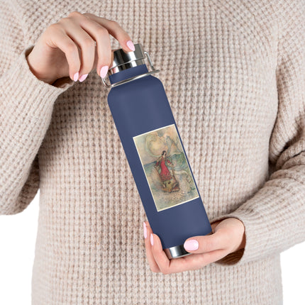 Rita Rides on the Dolphin by Warwick Goble Copper Vacuum Insulated Bottle, 22oz