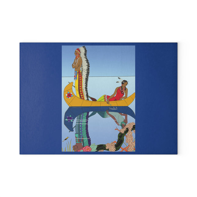 Le long du Missouri by George Glass Cutting Board