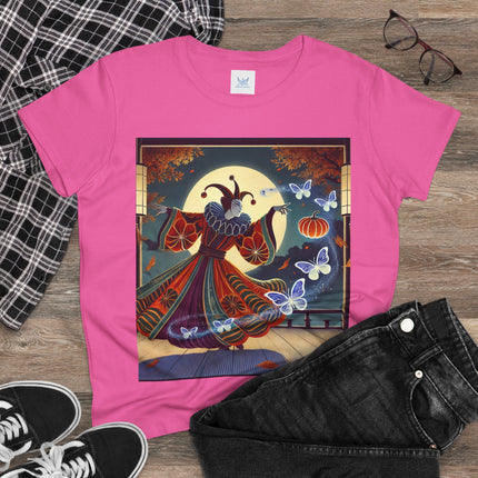 Court Magician with Ghost Butterflies Cotton Tee