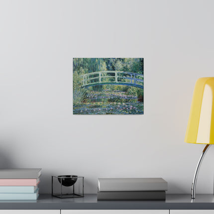 Water Lilies and Japanese Bridge by Claude Monet Matte Canvas, Stretched, 0.75"