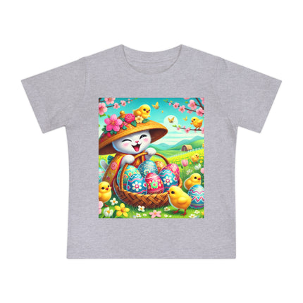 Geisha Kitten’s Easter Delight Baby Short Sleeve T-Shirt