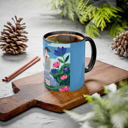 Garden Of New Beginnings Colorful Mugs – Art Deco Floral Elegance