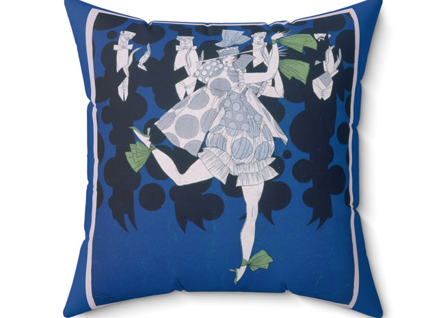 Where is my boy tonight by Ralph Barton Spun Polyester Square Pillow