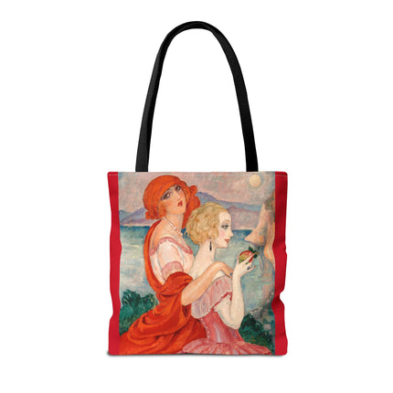 Sur la Route d'Anacapri by Gerda Wegener Tote Bag (AOP)