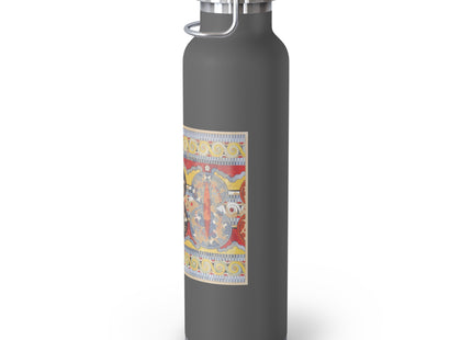 Reproduction of the Shield Frieze by Emile Gilliéron Copper Vacuum Insulated Bottle, 22oz