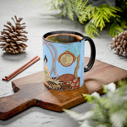 Minuit … ou l’appartement à la mode by George Barbier Colorful Mugs (11oz, 15oz)