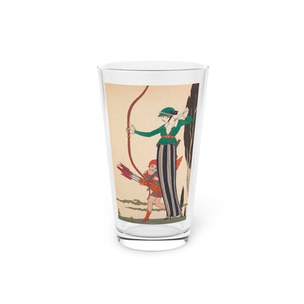 L'Arc Rouge by George Barbier Glass, 16oz