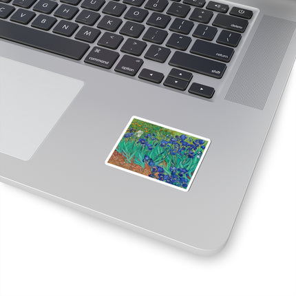 Irises by Vincent Van Gogh Kiss-Cut Stickers (4 Sizes)