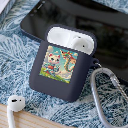 Geisha Kitten and the Dragon Kite AirPods and AirPods Pro Case