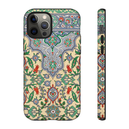 Arabic Art Pattern, Plate by Emile Prisse d’Avennes Phone Cases