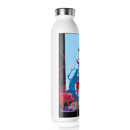 A Visual Journey by Umberto Brunelleschi Slim Water Bottle
