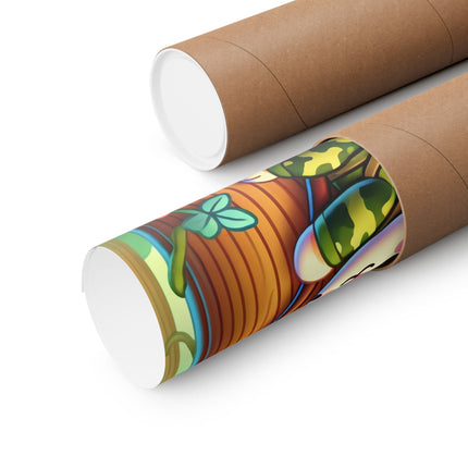 🐅🌿 Stealthy Stripes Matte Vertical Poster – Jungle Adventure & Fearless Spirit